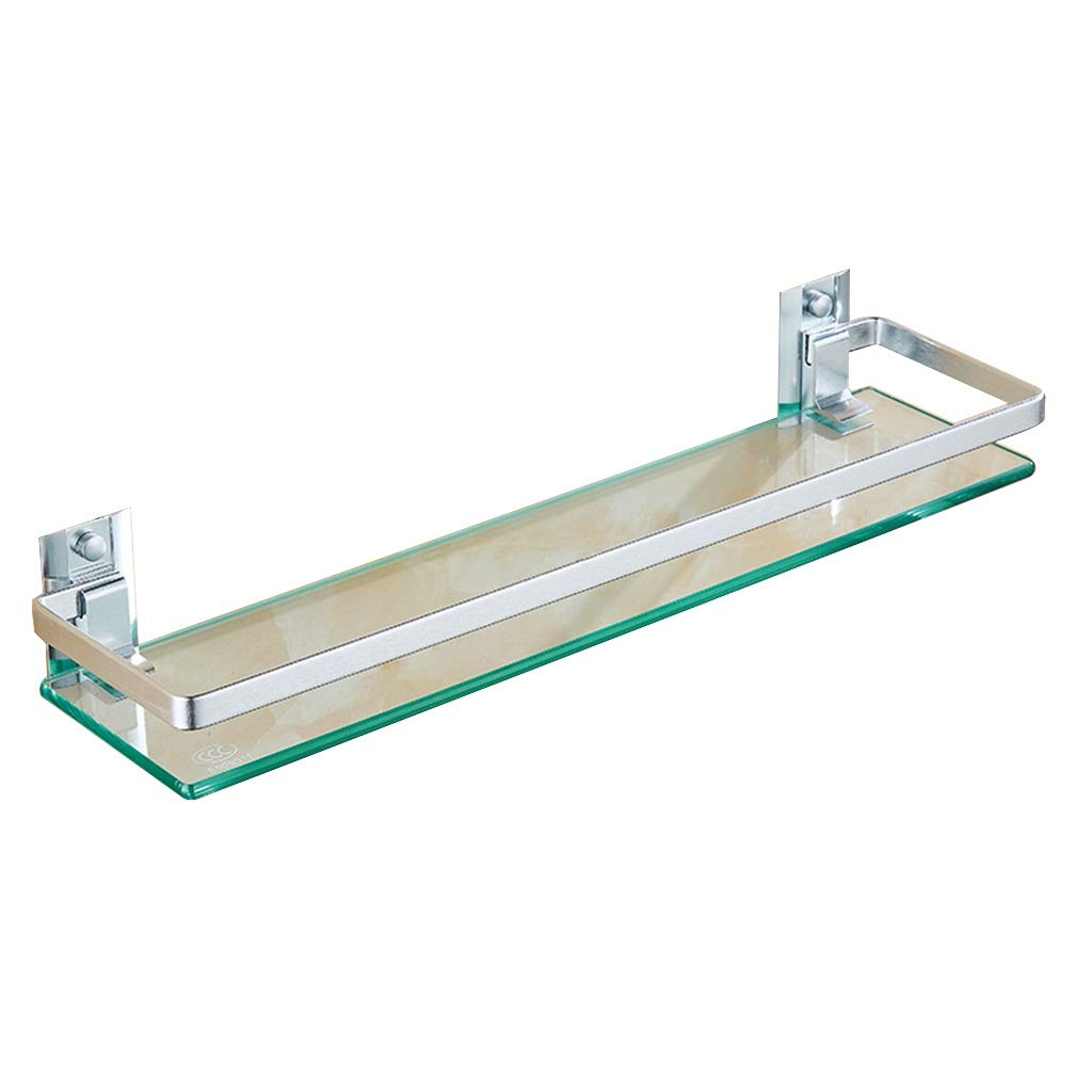 Estante de baño Estante de Vidrio para baño Espacio Estante de Vidrio de Aluminio Estante de Almacenamiento de Cocina Tocador Estante de Vidrio Estante de Vidrio de 4 Estilos (Color: Style4