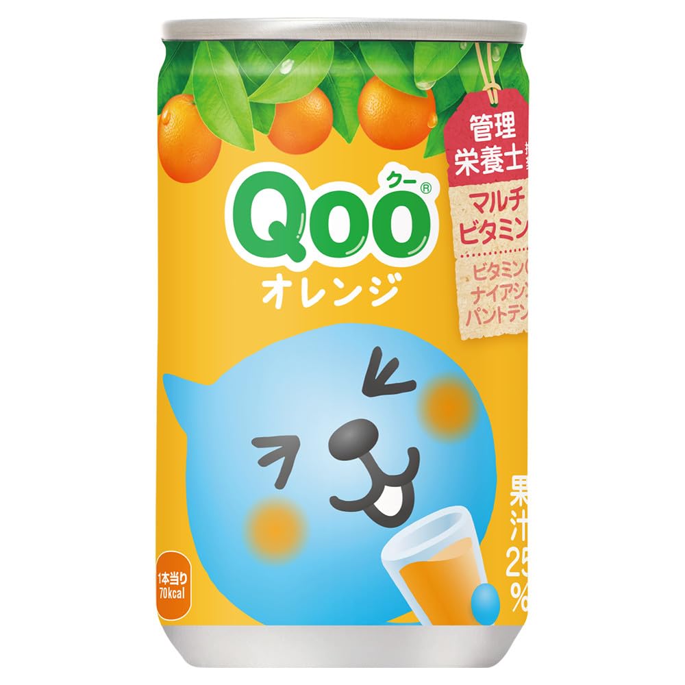 Amazon.co.jp: コカ・コーラ ミニッツメイド Qoo オレンジ 160ml缶×30