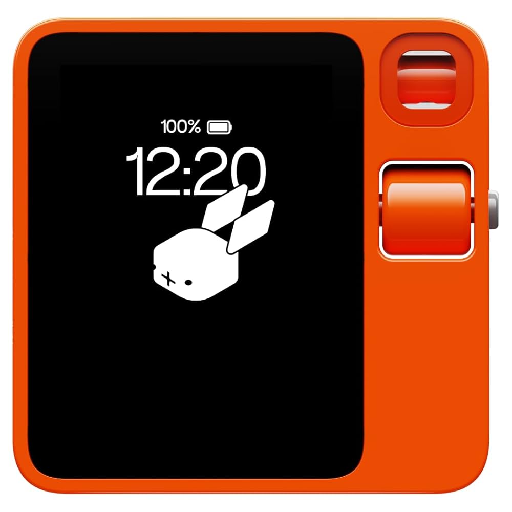 Rabbit R1 ポータブルAIアシスタント Amazon.com: Rabbit r1 AI Voice-Activated Gadget with