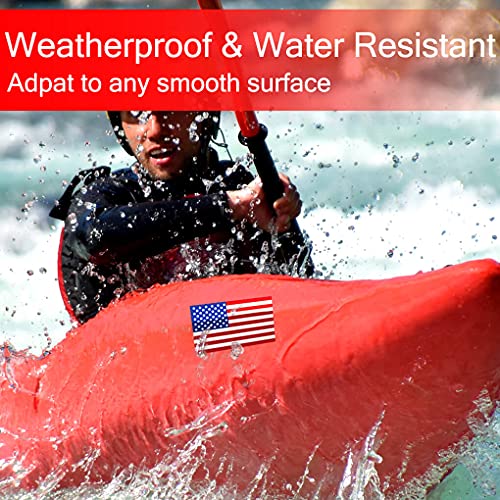 4Pcs Reflective American Flag Decals, 5 X 3 Inch American Us Flag Stickers Decals For Car Bumper, Truck Window, Motorcycles Helmet, Patriotic Usa Flag Stickers. #TOP4