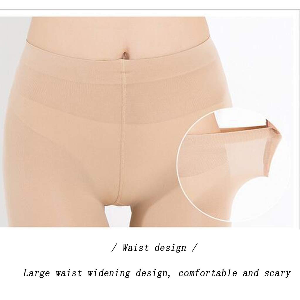 Collant per Donna, Collant a Vita Alta, Collant per Curve, Top Resistente alla Corsa Collant Collant Semi-Opaco,Nero,3 Pair