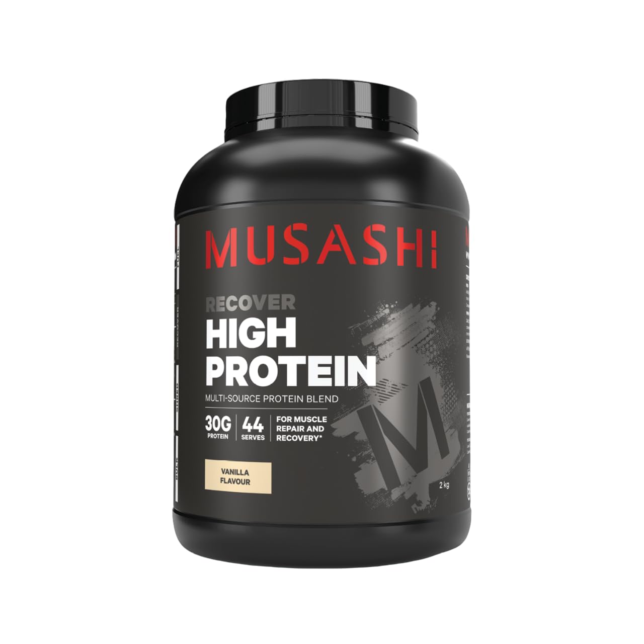 Musashi High Protein Powder – Protein Supplement - Vanilla 2kg