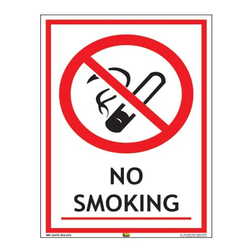 Mr. Safe - No Smoking Sign PVC Sticker A5 (5.8 Inch X 8.2 Inch) (B07V6X3DNN) Amazon Price History, Amazon Price Tracker