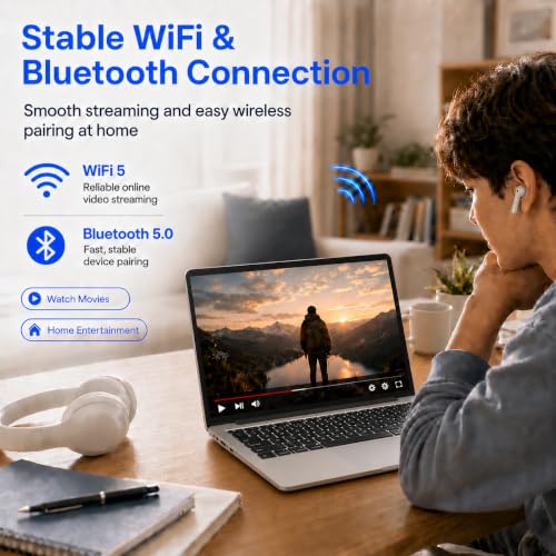Image of 14 inch Laptop PC 6GB DDR4 128GB SSD, Laptop Computer Dual-Core Cerelon N4000 (up to 2.6GHz), Portable Computer Support WiFi5, BT5.0. USB3.0 * 2, Mini HDMI*1.