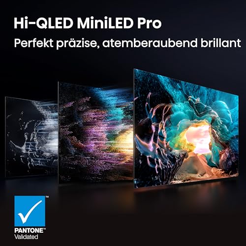 Hisense 100U7DS Pro Fernseher 100 Zoll, 4K UHD, Hi-QLED Mini LED Pro, Smart TV, 165Hz, Hi-View AI Engine Pro, Dolby Vision.Atmos… – Ansicht 4