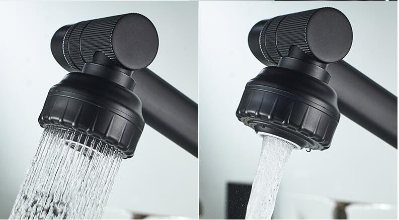 Waschtischarmatur, Warm-Kaltwassermischer, Dreh-Einhebel, Messingkonstruktion für Waschbecken