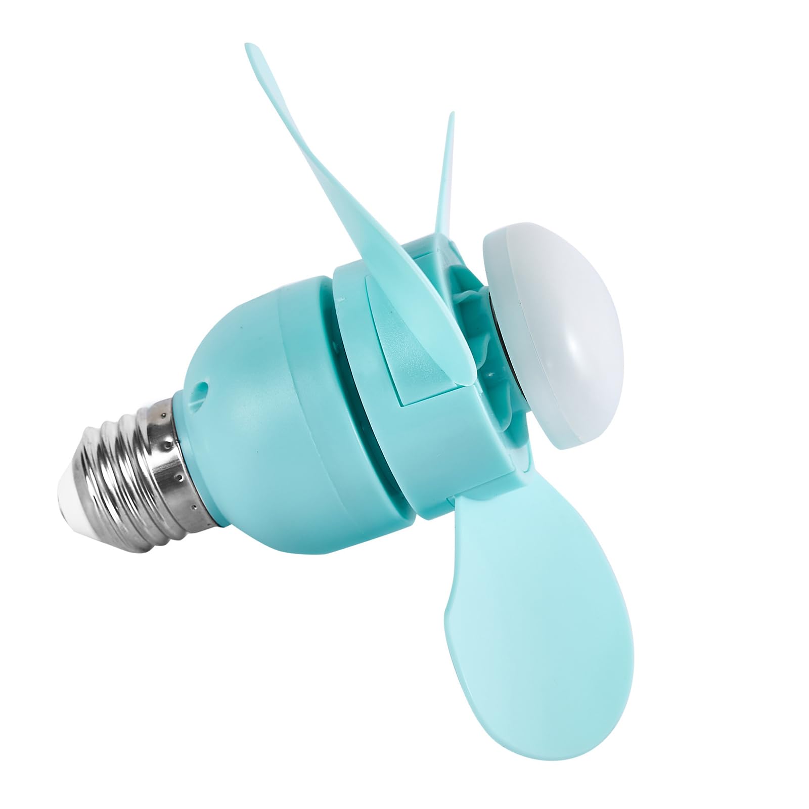 Uqezagpa LED Light Bulbs Ceiling Fan with Light E27 Socket Fan Lighting for Bedroom Kitchen Easy Installation Modern Fashion Lamp