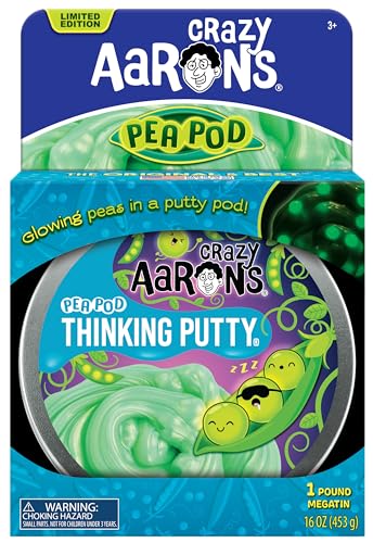 Crazy Aaron's MEGA Pea Pod Thinking Putty - Made in USA