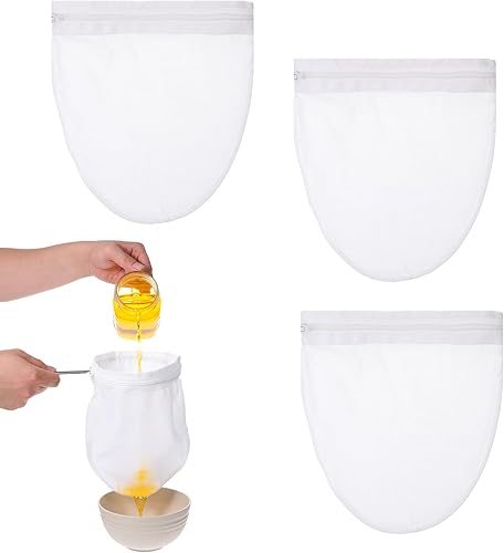 Colador de malla ultra fina, bolsas de filtro de malla reutilizables, colador de jugo, coladores de estopilla con asa con cremallera para jugos de disponible en Yaxa Colombia