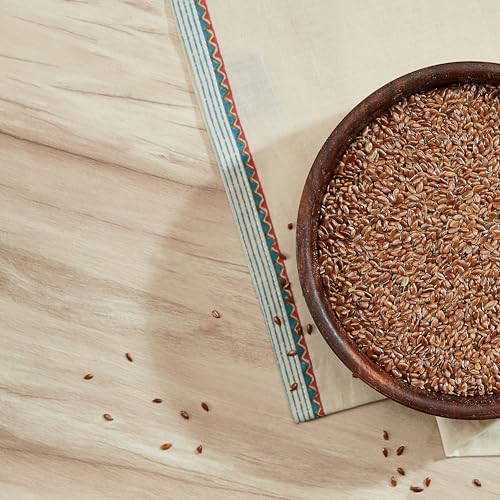 Image of Amazon Brand - Vedaka Raw Flaxseeds | 500 Gram | Rich In Antioxidants (Pack of 2)