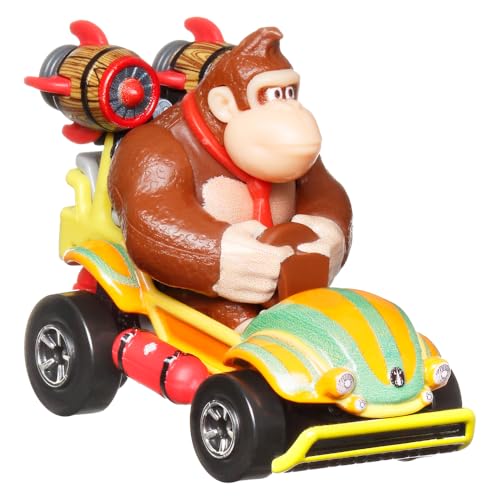 Hot Wheels Vehiculos Mario Kart, Coche de Juguete, Color Surtido