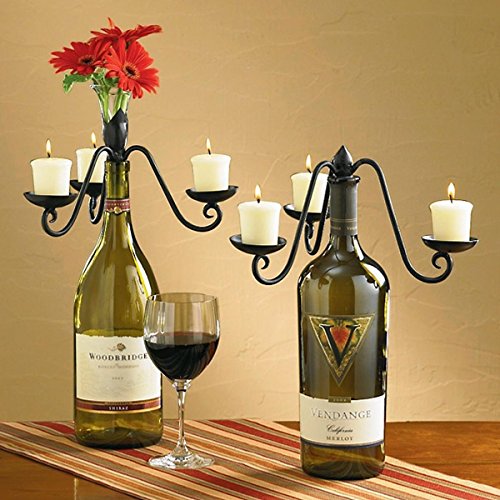 Park Designs Candelabra Wine Bottle Topper