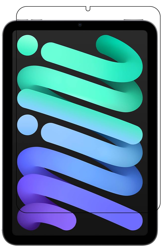 Sponsored Ad – Screen Protector compatible with iPad mini 7 (A17 Pro, 2024 Model, 7th Generation) / mini 6 (2021 Model, 6th Generation), 8.3-Inch, Tempered Glass Film