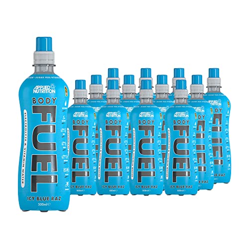 Applied Nutrition BodyFuel Electrolyte Water - Body Fuel Prime Drink with BCAAs and Vitamins, Fast Hydration (12 x 500ml) (Icy Blue Raz) Applied Nutrition BodyFuel Electrolyte Water - Body Fuel Prime Drink with BCAAs and Vitamins, Fast Hydration (12 x 500ml) (Icy Blue Raz)