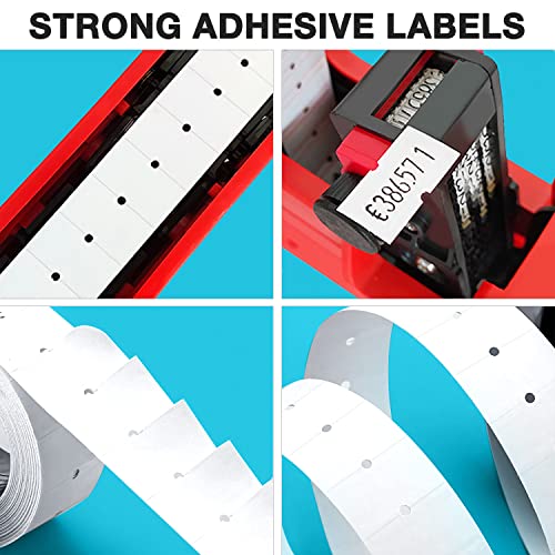 Self-adhesive MX-5500 price labels on products