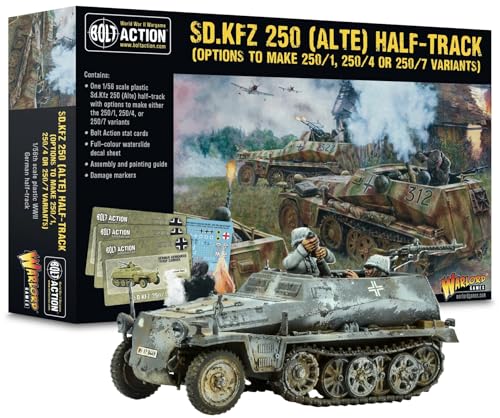 Warlord Games Sd.Kfz 250 Alte (Options for 250/1, 250/4 & 250/7) - 1:56 / 28mm Plastic Scale Model...