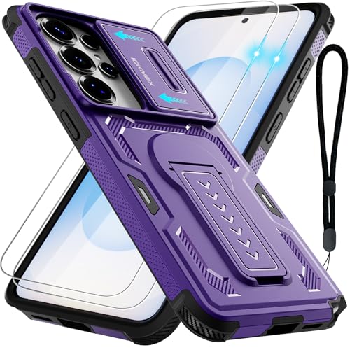 Iokmax for Samsung Galaxy S26 Ultra Case with 2*Screen Protector, Purple by Iokmax - Used condition - US$12.51