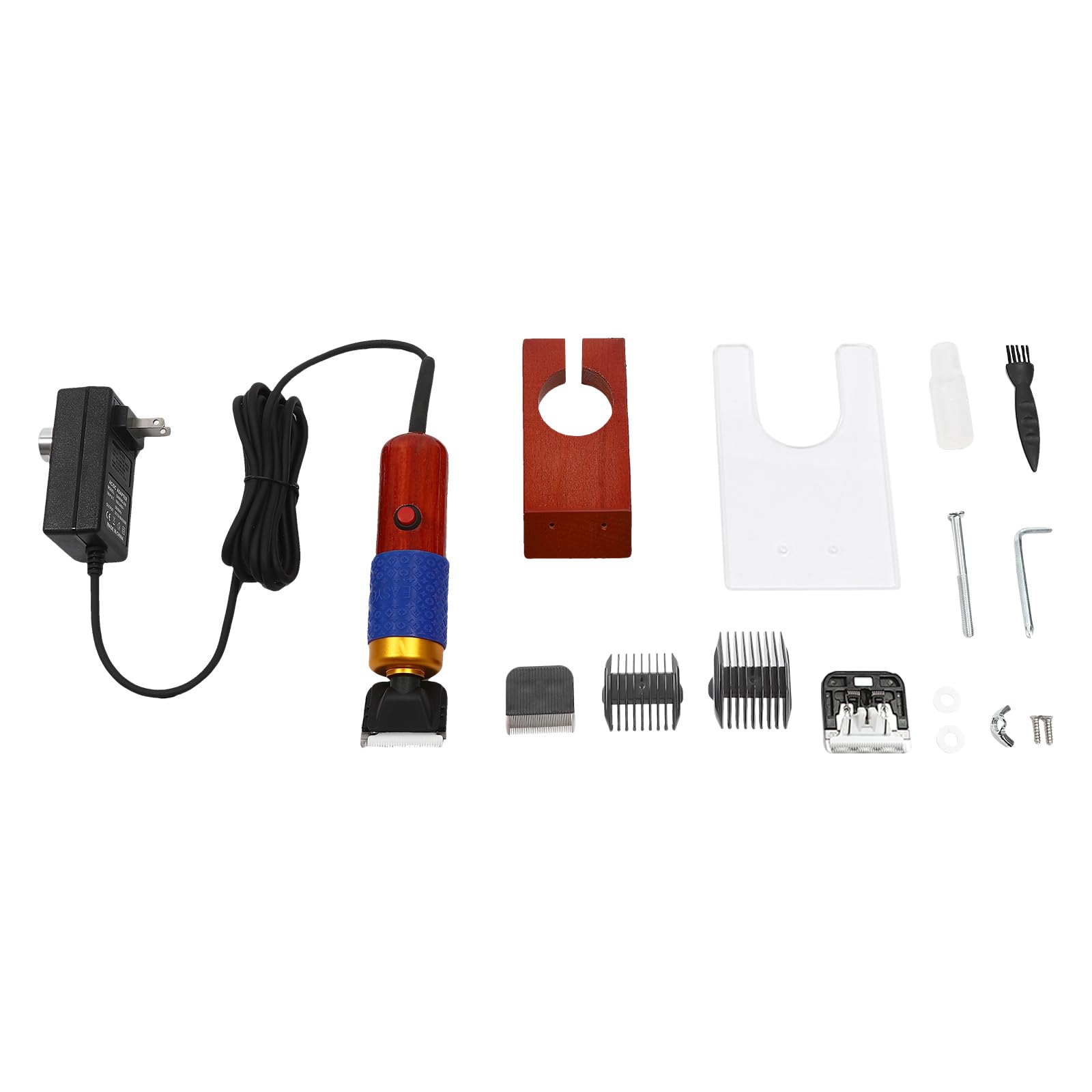 Tondeuse à tapis, tondeuse à tapis avec guide de coupe, ciseaux électriques à faible vibration, 3 lames, ciseaux à tufting électrique pour tapis de petite à moyenne taille