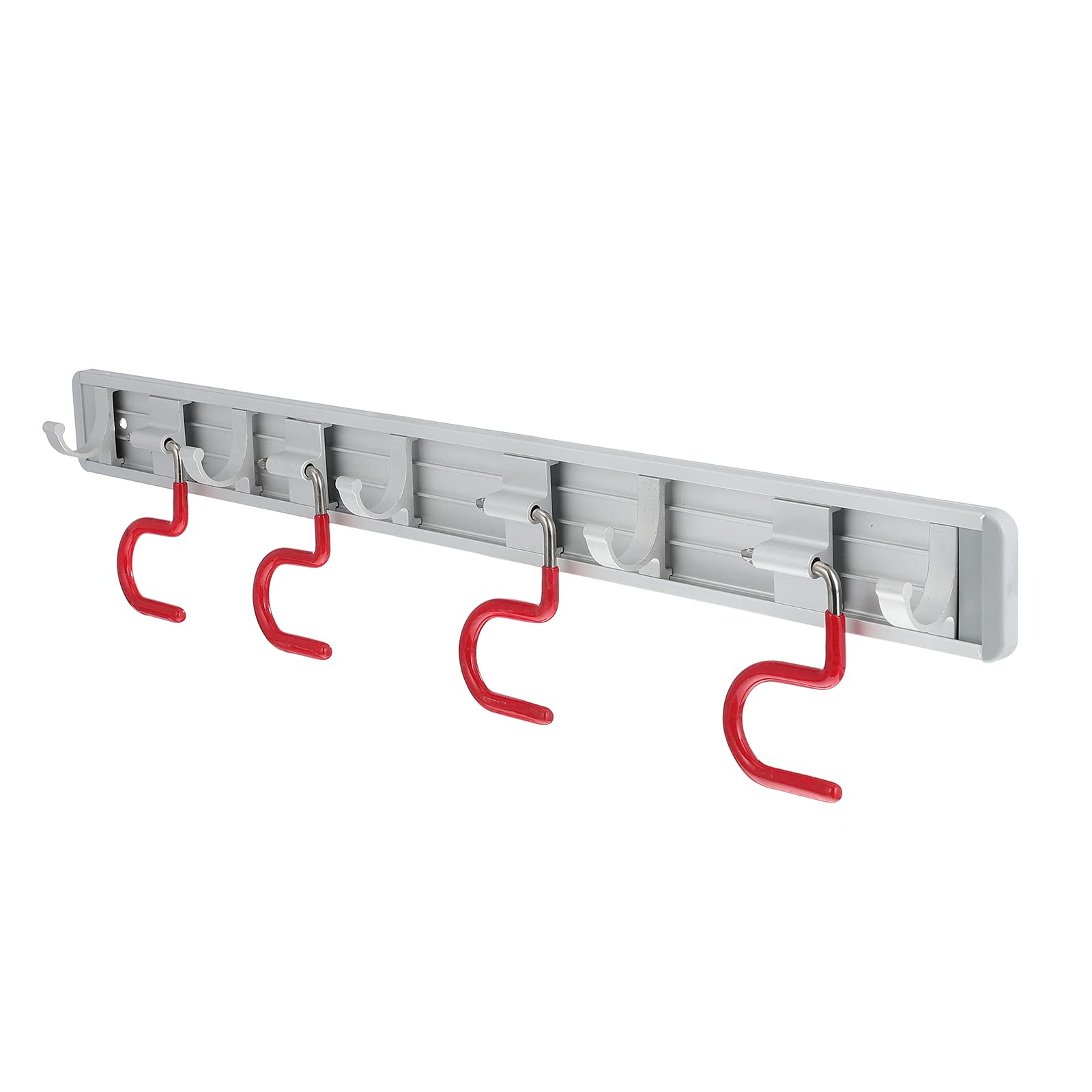 Mopp und Besenhalter aus Aluminiumlegierung, 4 Stück