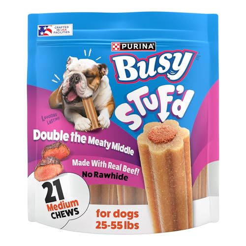 PurinaBusyStufdMediumLong LastingDog Chews - 21 ct. Pouch
