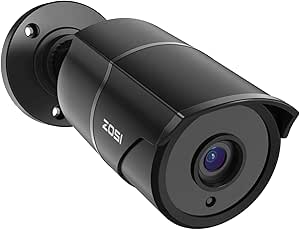 ZOSI 1080p HD-TVI Home Security Camera with Audio,Built-in Mic,Night Vision,1920TVL 2MP Outdoor CCTV Cam Only Compatible with ZOSI 3K Lite Analog DVR asin的图片