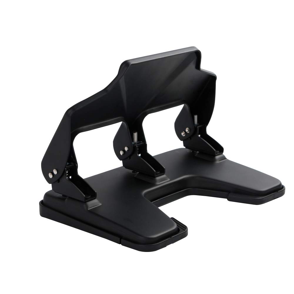 Eagle Heavy Duty 3-Locher, Krafteinsparung 50%, Kapazität 30 Blatt, schwarz