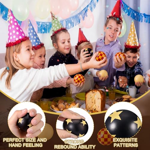 Image of 30 Pcs Wizard Party Favors Stress Balls Wizard Soft Foam Squeeze Ball Sensory Fidget Toys Gifts for Kids Birthday Party Supplies, Girl Boy Gifts Prizes, Finger Exercise, Goodie Bag Stuffer