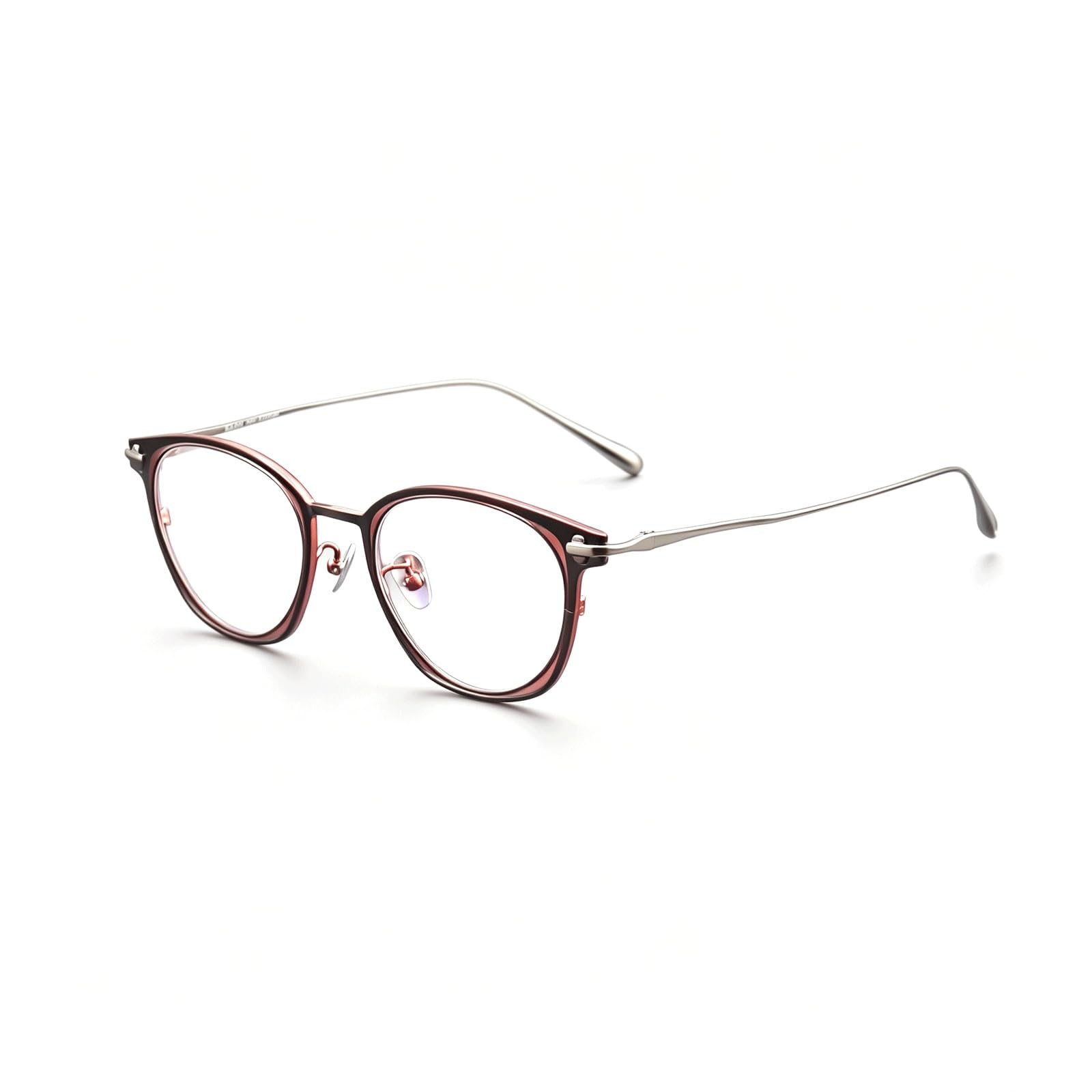 UYHBCNQD Eyewear Frames 43MM Blue Light Eyeglasses Spectacles