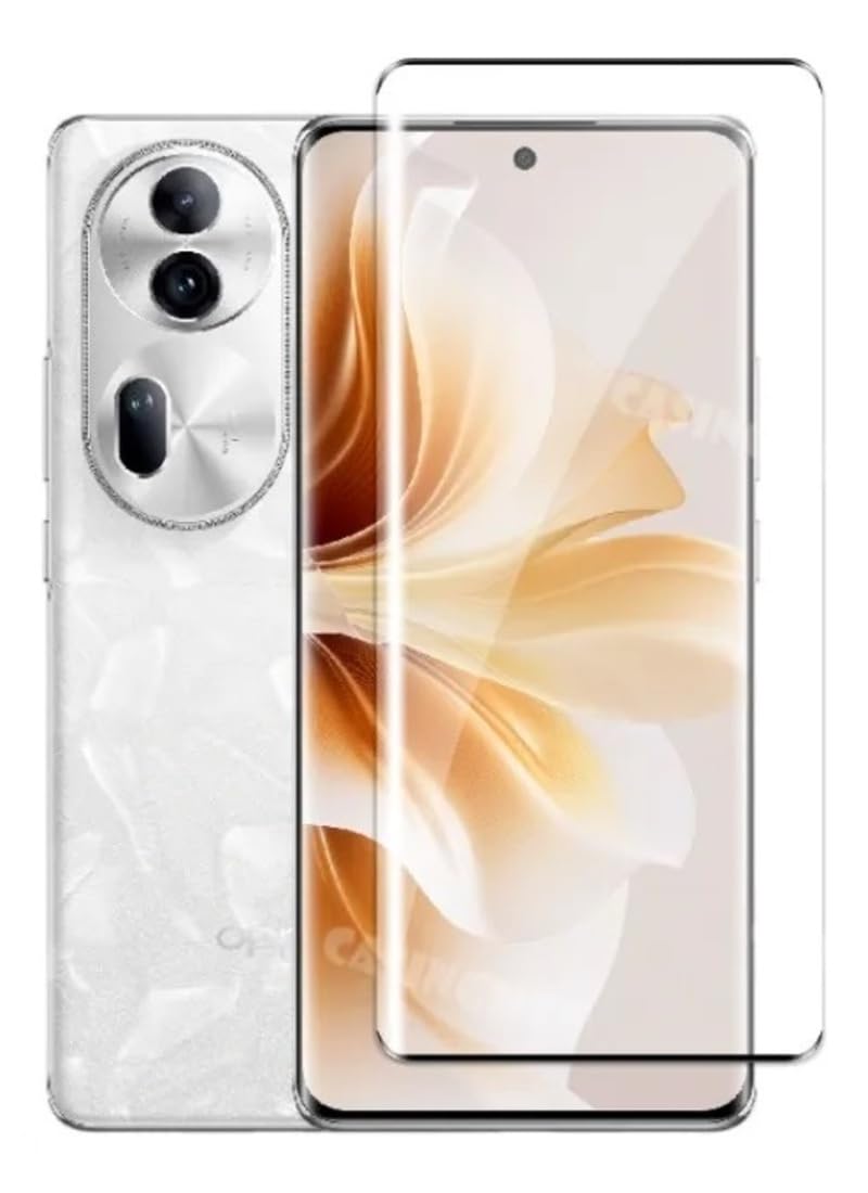 Screen Protector for OPPO Reno 11 Pro 5G Tempered Glass Screen Protector 9H Hardness Anti Fingerprint Scratch Resistance for OPPO Reno 11 Pro 5G