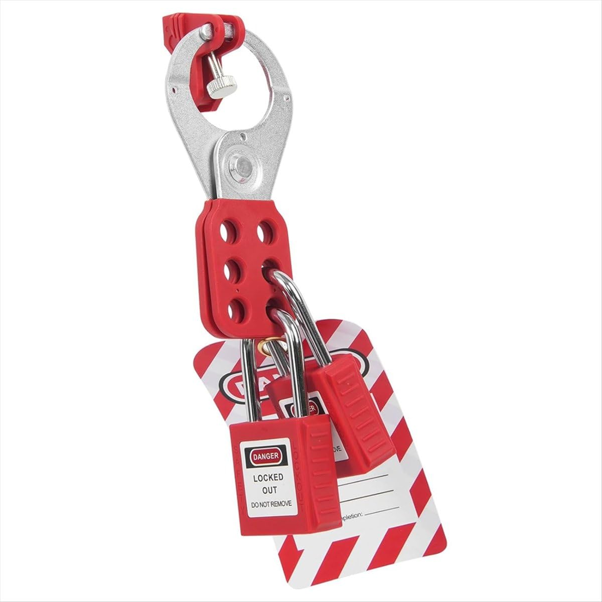 Bpqiang Electrical Lockout Tagout Kit, 47 Pcs Safety Lotokit Circuit Breaker Lockouts, For Industrial, Electric Power