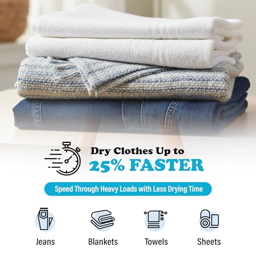 Smart Sheep Wool Dryer Balls - 6-Pack - XL Premium Natural Fabric Softener Award-Winning - Wool Balls Replaces Dryer Sheets - Wool Balls for Dryer - Laundry Balls for Dryer - Image 4