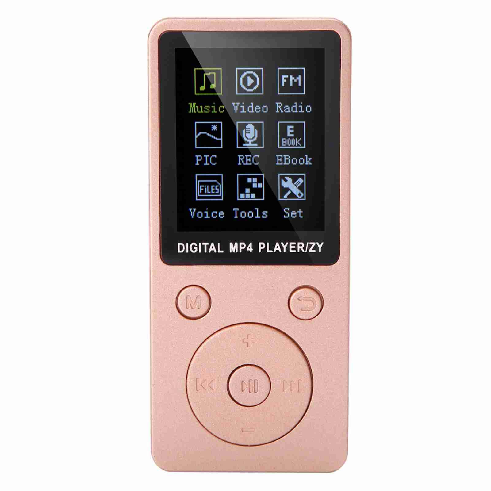 Portable Sc Mp4 Music Player Supports 32Gb Card with Headpho for 30 Days Standby Time and Blue Color