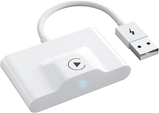 Wireless Carplay Adapter, 2023 Upgrade Plug&Play Carplay Wireless Adapter for Factory Wired Carplay, Converts Wired to Wireless Fast for Cars from 2015&iPhone iOS 10+