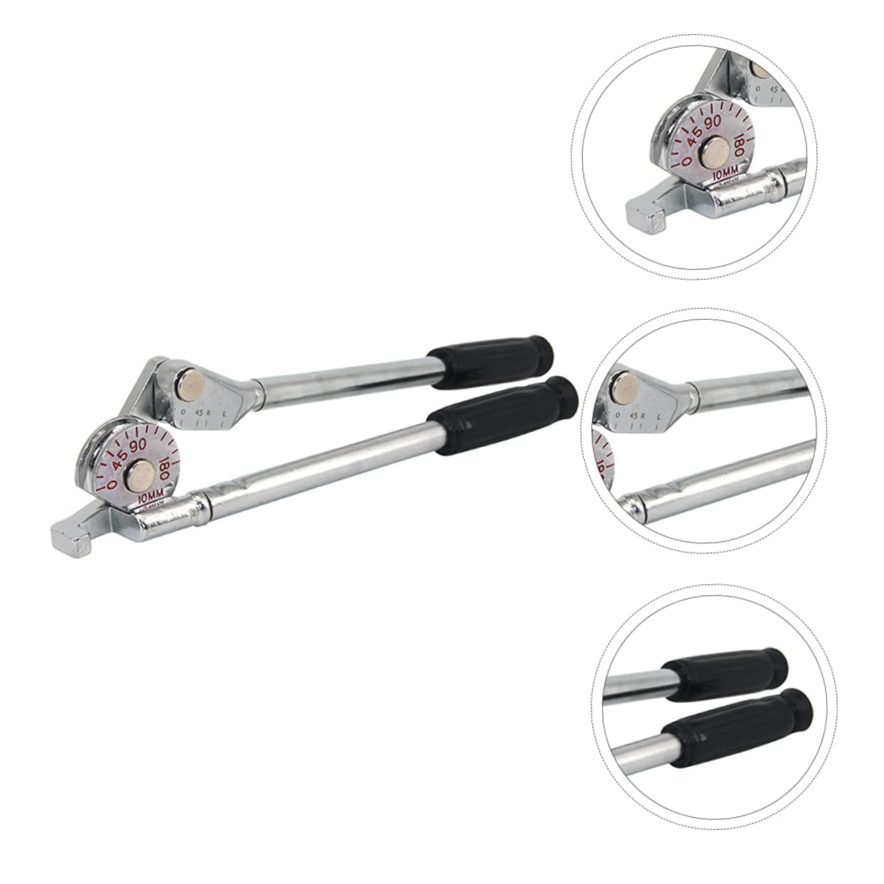 POPETPOP Manual Bender 180 Degree Handheld Tubing Bender for Aluminum Steel Easy Bending Tool No Marks