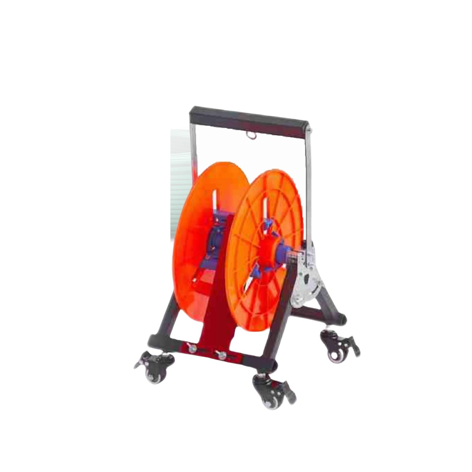 WDSOPK Wire Spool Rack with Wheels, Dispenser,Multiple Axle Cable Caddy Holde,Large Capacity for Electrical Industrial (1 Rods Wire)