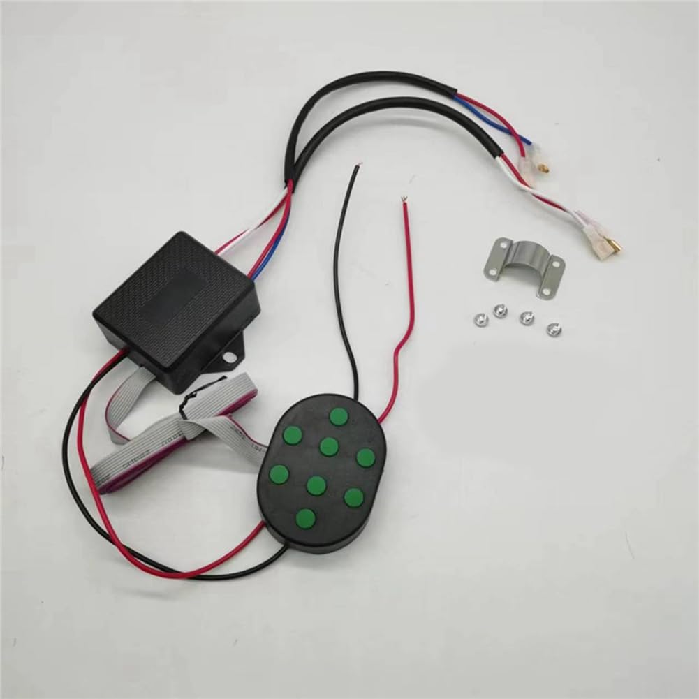 Bocina de Aire Musical Eléctrica de 12 V y 8 Tonos, para Vehículos, Motocicletas y Coches, con 8 Sonidos y Botón de Control Universal.