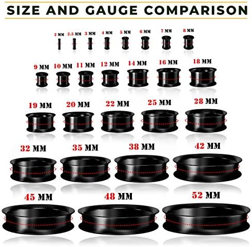 2PCS Silicone Skin Double Flared Saddle Unique Stretcher Ear Tunnel Gauge Plug Earring Lobe Piercing Jewellery Choose Sizes 5