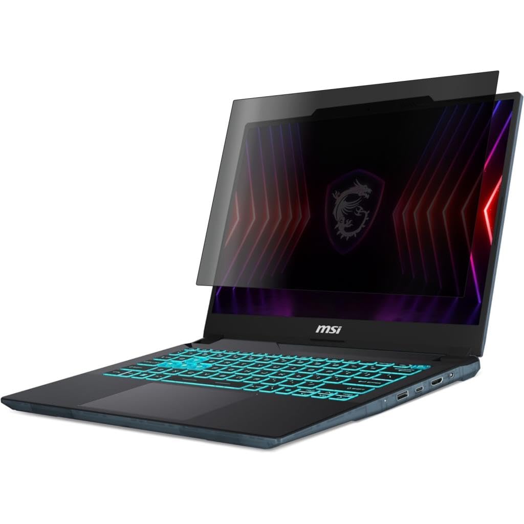 Engo Msi Raider A18 Hx 18 İnç Hayalet Ekran Koruyucu Notebook, Yandan Görünmeyen Anti-Spy Gizlilik (Privacy) Laptop Koruması, 9H Temperli Nano Kırılmaz Esnek Cam, Parlama Önleyici 9H Nano