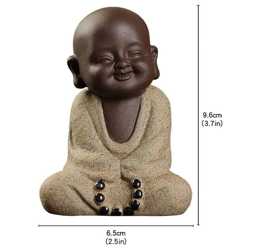 銅製カンフー和尚像 茶台玄関装飾 工芸置物 銅製カンフー和尚像 茶台玄関装飾 工芸置物