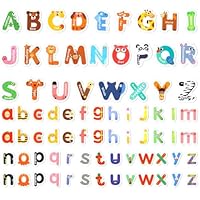 Magnetic Letters, 78 Pieces Fridge Magnets for Kids, Colorful Uppercase & Lowercase Alphabet Fridge Magnets, Spelling Learning Toys for Toddlers & Preschoolers