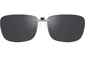 Polarized Clip On Sunglasses For Eyeglasses