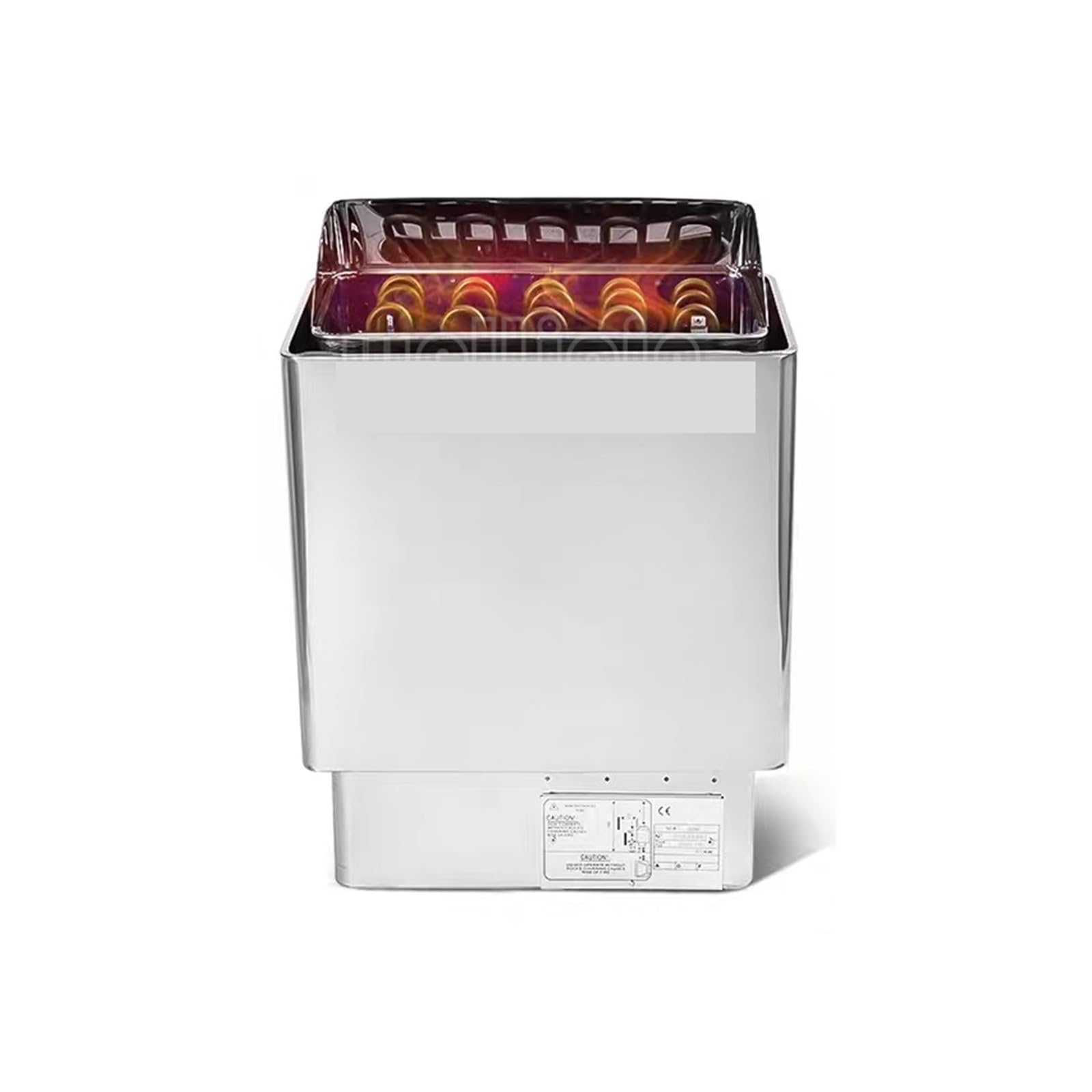 Calentador de Sauna de Acero Inoxidable, Estufa de Sauna eléctrica 4.5KW/6KW/8KW/9KW Equipo de Sala de Sauna Comercial for el hogar(6KW)