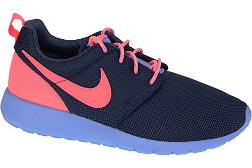 NIKE Femme Roshe One (GS) Chaussures de Running, Multicolore-Noir/Jaune/Bleu (Obsdn Brght MNG Cnry Chlk BL), 36 EU