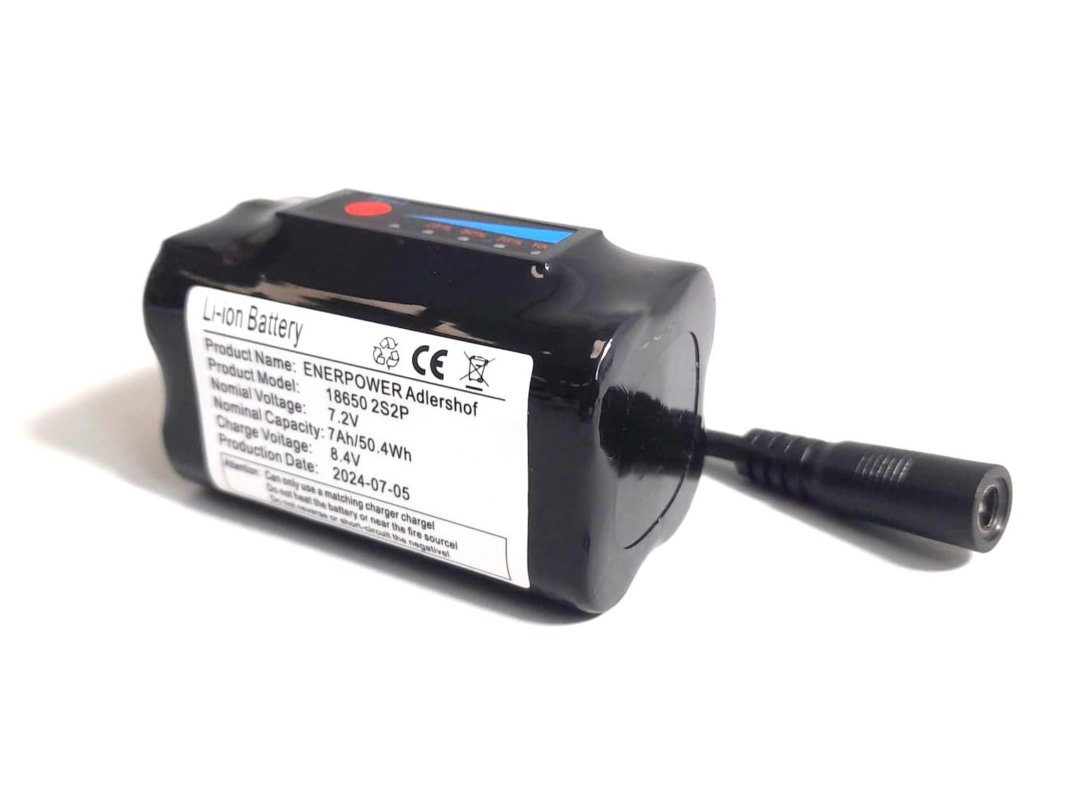 Adlershof 2S2P Magic Shine Bicycle LED Light/Battery 7.4 6800 mAh with DC Plug 5.5/2.1 mm)