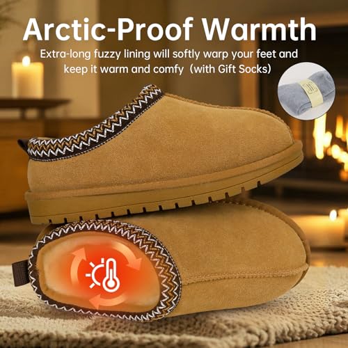 Slipper for Women Men Suede Braided Mini Boots with Fluffy Fur Lining Short Ankle Boots for Autumn Winter Warm Casual Comfort Shoes3