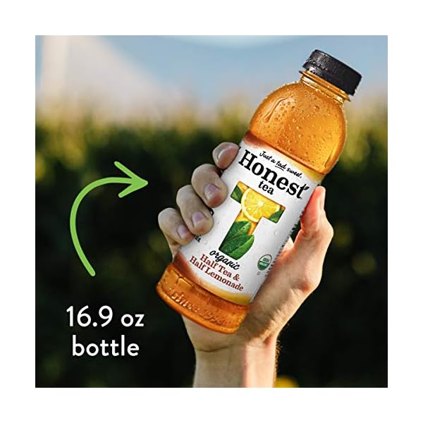 Honest Tea Organic Fair Trade Half Tea & Half Lemonade Gluten Free, 16.9 Fl. Oz, 12 Pack