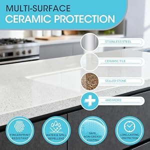 Ceramic Coating Spray Kit, Stain Repellent Bathroom Cleaner, 500ml — photo 4 of 6