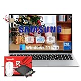 Samsung Galaxy Book4 Laptop 15.6' FHD, Intel 10-Core 7, 16GB Memory, 1TB SSD, Backlit Keyboard, Fingerprint Reader, HDMI, USB-C, Windows 11 Pro for Student, Home & Business Laptop