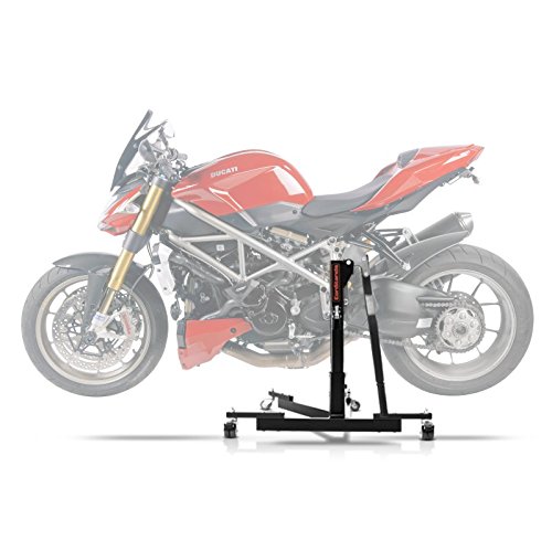 CS Power Evo-Zentralständer für Ducati Streetfighter 09-13 Schwarz