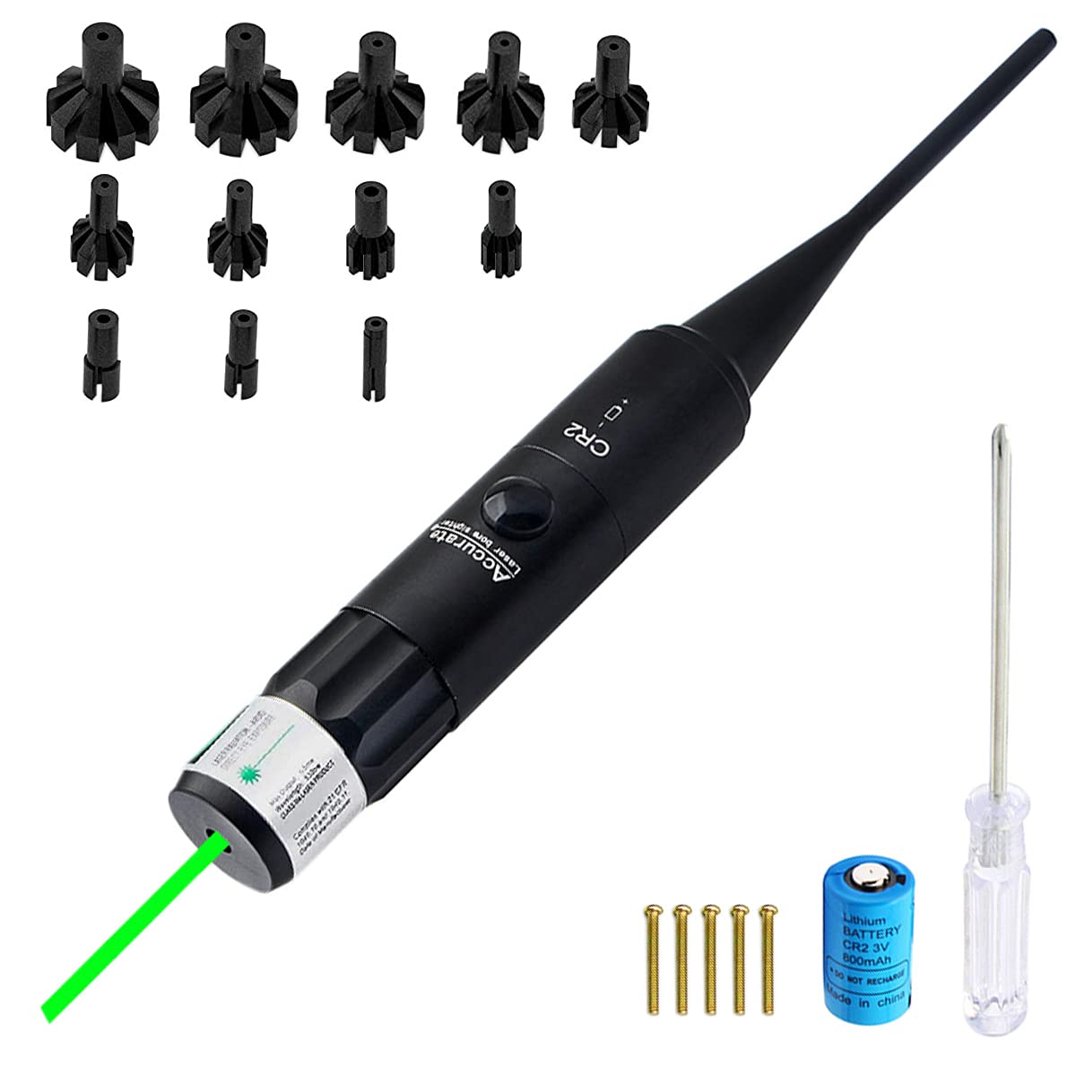 Buy Laser Bore Kit Multiple Calibers, Green/Red Dot Boreer Set for .177